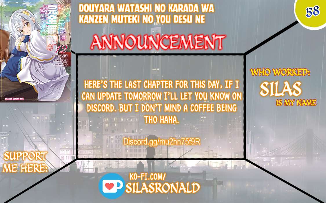 Douyara Watashi no Karada wa Kanzen Muteki no You Desu ne Chapter 58 1